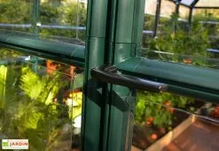 Canopia Serre De Jardin Polycarbonate Et PVC 2,5 X 2,5 M – Grand Gardener 8x8 -Jardinage Soldes serre jardin pvc vert polycarbonate transparent grand gardener 2 3