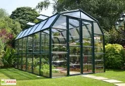 Canopia Serre De Jardin Polycarbonate Et PVC 10 M² – Grand Gardener 8x12