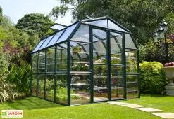 Canopia Serre De Jardin Polycarbonate Et PVC 2,5 X 2,5 M – Grand Gardener 8x8