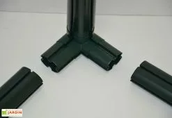 Canopia Serre De Jardin Polycarbonate Et PVC 10 M² – Grand Gardener 8x12 -Jardinage Soldes serre jardin pvc vert polycarbonate transparent grand gardener 2