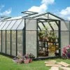 Canopia Serre De Jardin Polycarbonate Et PVC 5 X 2,5 M – Hobby Gardener 8x16 -Jardinage Soldes serre jardin rion pvc vert polycarbonate hobby gardener 8x16 3