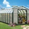 Canopia Serre De Jardin Polycarbonate Et PVC 6,5 X 2,5 M – Hobby Gardener 8x20 -Jardinage Soldes serre jardin rion pvc vert polycarbonate hobby gardener 8x20 4