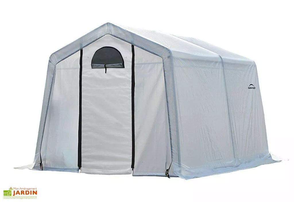 Shelter Logic Serre De Jardin Souple Avec Aérations En Polyéthylène Et Acier 9 M² 4 Shelter Logic Serre De Jardin Souple Avec Aérations En Polyéthylène Et Acier 9 M² – Image 2