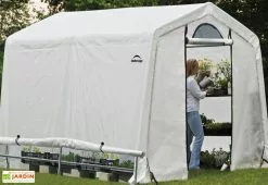 Shelter Logic Serre De Jardin Souple Avec Aérations En Polyéthylène Et Acier 6 M²