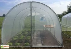 Serre Tunnel Tonneau Polyéthylène 13,5 M² - Essentielle 4,5 X 3 M -Jardinage Soldes serre jardin tunnel essentielle tonneau 1