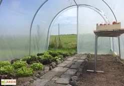 Serre Tunnel Tonneau En Polyéthylène 18 M² - Essentielle 6 X 3 M 12 Serre Tunnel Tonneau En Polyéthylène 18 M² - Essentielle 6 X 3 M -Jardinage Soldes serre jardin tunnel essentielle tonneau 2 1
