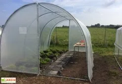 Serre Tunnel Tonneau En Polyéthylène 18 M² - Essentielle 6 X 3 M 11 Serre Tunnel Tonneau En Polyéthylène 18 M² - Essentielle 6 X 3 M -Jardinage Soldes serre jardin tunnel essentielle tonneau 3 1
