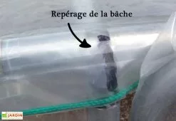 Serre Tunnel Tonneau Polyéthylène 13,5 M² - Essentielle 4,5 X 3 M -Jardinage Soldes serre jardin tunnel essentielle tonneau 6