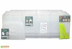 Modul'o Serre De Jardin Tunnel De Forçage : Bases + Embouts + Piquets (105 X 39 X 30 Cm) -Jardinage Soldes serre jardin tunnel forcage avec piquets
