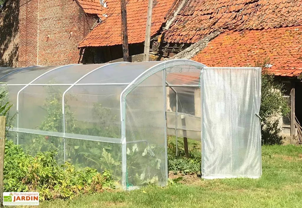 Serre Tunnel Tonneau En Polyéthylène 36 M² - 4 Saisons 12 X 3 M 3 Serre Tunnel Tonneau En Polyéthylène 36 M² - 4 Saisons 12 X 3 M