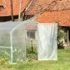 Serre Tunnel Tonneau En Polyéthylène 9 M² - 4 Saisons 3 X 3 M -Jardinage Soldes serre jardin tunnel polyethylene tonneau 4 saisons 300x300cm