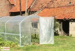 Serre Tunnel Tonneau En Polyéthylène 13,5 M² - 4 Saisons 4,5 X 3 M -Jardinage Soldes serre jardin tunnel polyethylene tonneau 4 saisons 300x450cm