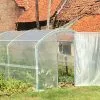 Serre Tunnel Tonneau En Polyéthylène 27 M² - 4 Saisons 9 X 3 M 2 Serre Tunnel Tonneau En Polyéthylène 27 M² - 4 Saisons 9 X 3 M -Jardinage Soldes serre jardin tunnel polyethylene tonneau 4 saisons 300x900cm