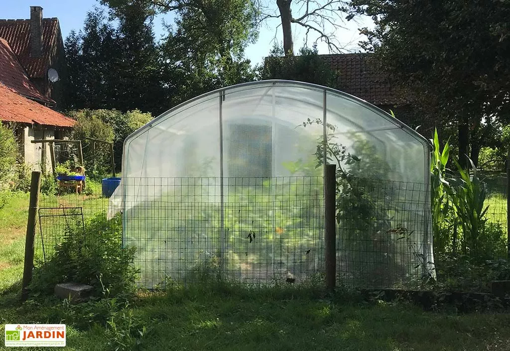 Serre Tunnel Tonneau En Polyéthylène 36 M² - 4 Saisons 12 X 3 M 4 Serre Tunnel Tonneau En Polyéthylène 36 M² - 4 Saisons 12 X 3 M – Image 2