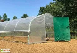 Serre Tunnel Tonneau En Polyéthylène 45 M² - 5ème Saison 9 X 5 M 7 Serre Tunnel Tonneau En Polyéthylène 45 M² - 5ème Saison 9 X 5 M -Jardinage Soldes serre jardin tunnel polyethylene tonneau 5 saison 5m 1 3