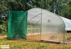 Serre Tunnel Tonneau En Polyéthylène 22,5 M² - 5ème Saison 4,5 X 5 M
