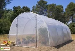 Bâche De Pignon Arrière Pour Serre De Jardin Tunnel Richel 3x3 Pied Droit -Jardinage Soldes serre jardin tunnel richel 3x3m pied droit 1porte 1