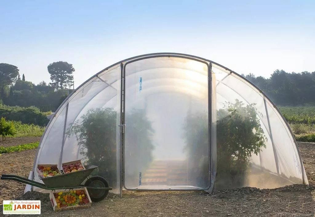 Bâche De Pignon Arrière Pour Serre De Jardin Tunnel Richel 4,5x4,5 4 Bâche De Pignon Arrière Pour Serre De Jardin Tunnel Richel 4,5x4,5 – Image 2