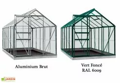 Acd Serre Jardin Aluminium Verre Lily 6,2 M² – Plusieurs Coloris -Jardinage Soldes serre jardin verre aluminium lily introgrow 4