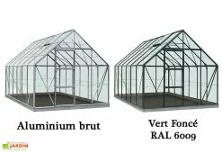 Acd Serre Jardin Aluminium Verre Oliver 9,9 M² – Plusieurs Coloris -Jardinage Soldes serre jardin verre aluminium oliver introgrow