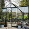 Halls Serre De Jardin En Aluminium Et Verre Trempé Garden Room 12,9 M² -Jardinage Soldes serre jardin verre garden room black