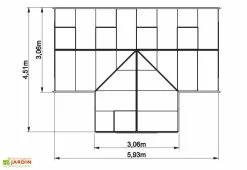 Acd Serre De Jardin Orangerie 22,59 M² -Jardinage Soldes serre jardin verre trempe 22m2 2