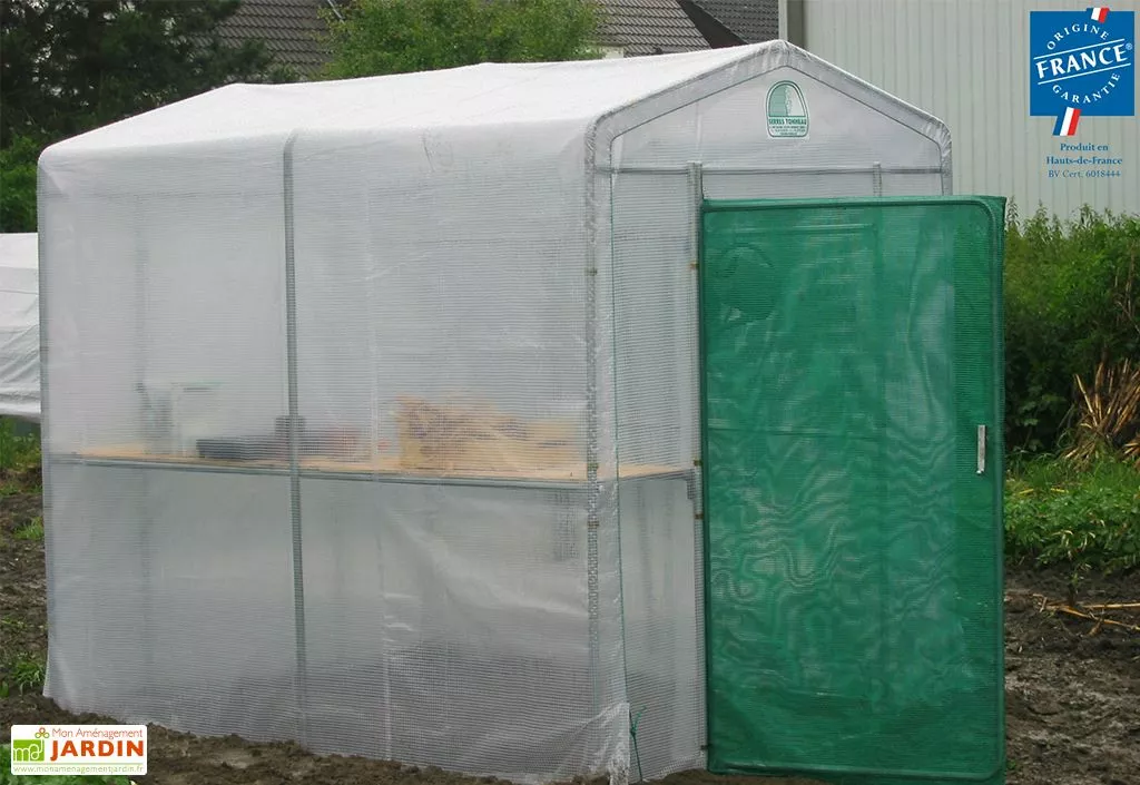Tonneau Serre De Jardin Primeur En Acier Et Polyéthylène – 2,70 X 2 M 4 Tonneau Serre De Jardin Primeur En Acier Et Polyéthylène – 2,70 X 2 M – Image 2