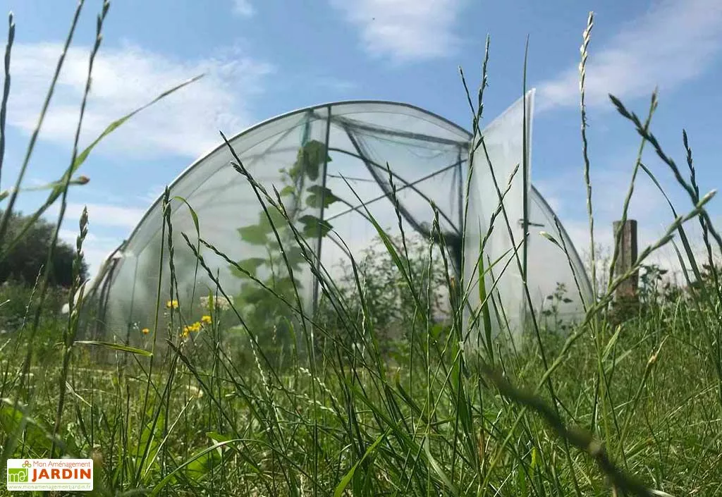 Serre Tunnel Tonneau En Polyéthylène 54 M² - Gothique 12 X 4,5 M 4 Serre Tunnel Tonneau En Polyéthylène 54 M² - Gothique 12 X 4,5 M – Image 2