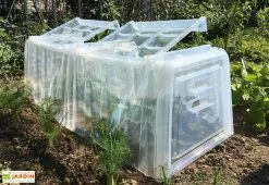 Modul'o Serre De Jardin Tunnel De Culture : Bases + Embouts + Piquets (79 X 59 X 50 Cm)