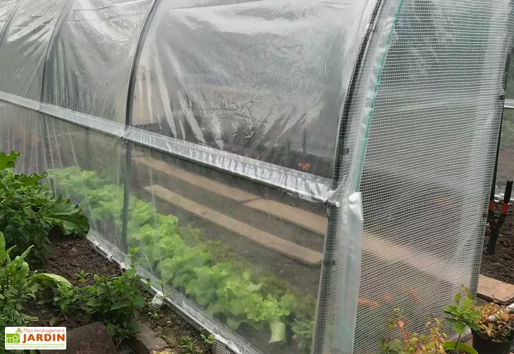 Serre Tunnel Tonneau En Polyéthylène 24 M² - Jardinière 8 X 3 M 6 Serre Tunnel Tonneau En Polyéthylène 24 M² - Jardinière 8 X 3 M – Image 4