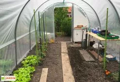 Serre Tunnel Tonneau En Polyéthylène 24 M² - Jardinière 8 X 3 M 7 Serre Tunnel Tonneau En Polyéthylène 24 M² - Jardinière 8 X 3 M -Jardinage Soldes serre tunnel jardiniere tonneau polyethylene 3m interieur 3