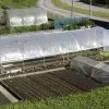 Serre Tunnel Tonneau En Polyéthylène 39 M² - Mini 10,5 X 3,7 M -Jardinage Soldes serre tunnel mini 3 7x10 5