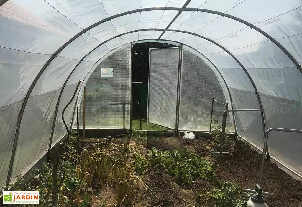 Serre Tunnel Tonneau En Polyéthylène 44 M² - Mini 12 X 3,7 M 4 Serre Tunnel Tonneau En Polyéthylène 44 M² - Mini 12 X 3,7 M – Image 2