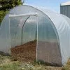 Serre Tunnel Richel En Polyéthylène 2 X 180 µ - 1 Porte Zippée (9 M²) 1 Serre Tunnel Richel En Polyéthylène 2 X 180 µ - 1 Porte Zippée (9 M²) -Jardinage Soldes serre tunnel richel polyethylene 1 porte 9 m2