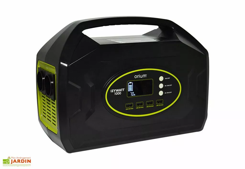 Orium Batterie Nomade Solaire Izywatt 1000 + 2 Panneaux Pliants 60 W 5 Orium Batterie Nomade Solaire Izywatt 1000 + 2 Panneaux Pliants 60 W – Image 3