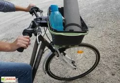 Support Vélo Pour Panier De Récolte Kajo 15 L -Jardinage Soldes support velo panier kajo vert