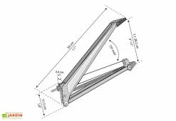 Canopia Système D'ouverture Automatique De Lucarne De Toit -Jardinage Soldes systeme ouverture automatique lucarne palram canopia