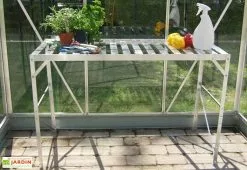 Lams Table 1 Plateau - Aluminium Laqué Vert