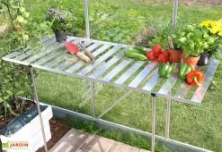 Lams Table Rabattable Aluminium Anodisé