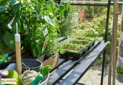 Table De Jardinage En Aluminium Pour Serre Halls Qube 66 (64 X 182 Cm) -Jardinage Soldes table culture aluminium serre halls qube 66 64 182 cm 3