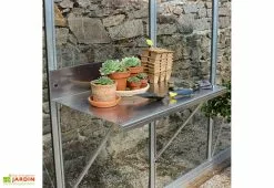 Table De Rempotage En Aluminium Pour Serre Lams – 80 X 50 Cm