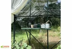 Table De Rempotage En Aluminium Pour Serre Lams – 80 X 50 Cm -Jardinage Soldes table de rempotage aluminium 3