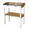 Axi Table De Rempotage En Bois De Hemlock Et Métal - 37 X 76 X 92 Cm -Jardinage Soldes table rempotage bois 2 tiroirs