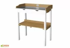 Axi Table De Rempotage En Bois De Hemlock Et Métal - 37 X 76 X 92 Cm