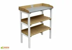 Axi Table De Rempotage En Bois De Hemlock Et Métal - 37 X 76 X 91 Cm