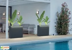 Herstera Garden Jardinière En Métal Avec 3 Niveaux De Contenance - 100 X 25 X 80 Cm -Jardinage Soldes terasse exterieur jardiniere hg