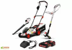 Elem Garden Kit Tondeuse électrique + Coupe-bordure électrique + Souffleur 20 V