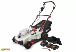 Elem Garden Tondeuse à Gazon Électrique Sans Fil + 2 Batteries 20V