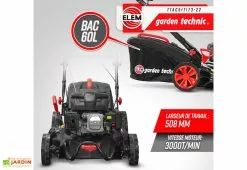 Elem Garden Tondeuse Thermique Autotractée 173 CC – 50 Cm -Jardinage Soldes tondeuse thermique autotractee elem garden ttac51t173 22