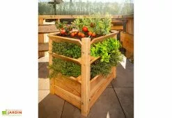 Westmann Tour De Culture Verticale En Bois De Mélèze 90 X 73 Cm